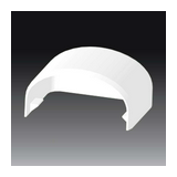 Vezetékcsatorna végzáró LE40-hez balos/jobbos 19mmx 40mmx műanyag fényesfehér LE KOPOS